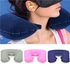 Tavel Inflatable Neck Pillow + Eyes Cover