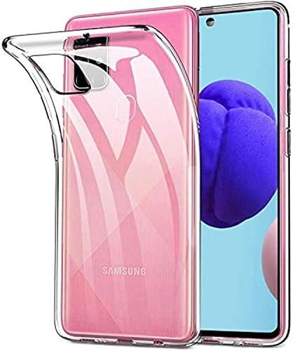 Clear Case For Samsung Galaxy A21s Case [Silicone Case] [Slim Gel Case] [TPU Bumper] [Ultra Thin Soft Cover] Samsung Galaxy A21s Phone Cover (Crystal Clear Transparent)