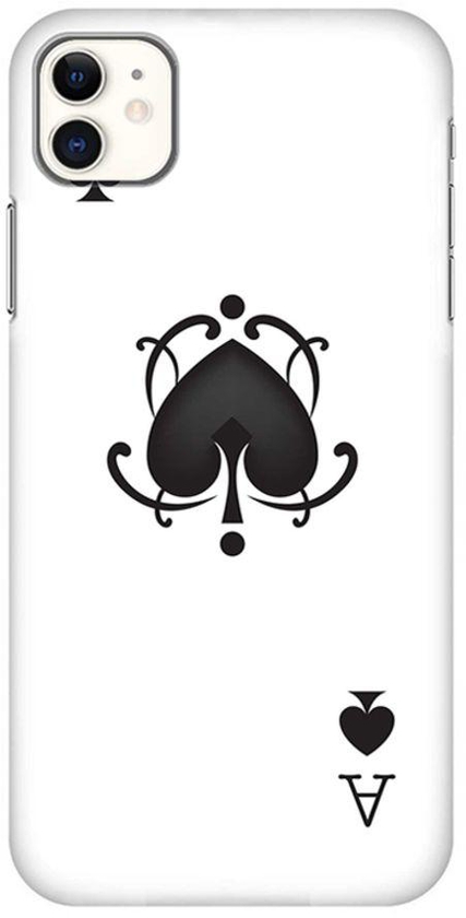 Protective Case Cover For Apple iPhone 11 Ace Of Spades