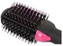 3 In 1 Electric One Step Hair Dryer And Styler Brush Comb Black/Pink