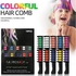 Hair Chalk for Girls Kids 10pcs, Temporary Bright Hair Color Chalk Comb Set for Girls 4 5 6 7 8 9 10 Year Old Birthday Gifts Children's Day Halloween Christmas Makeup Cosplay DIY Party Favors