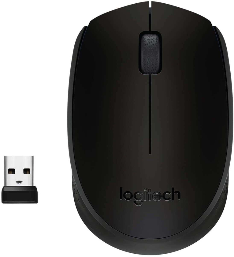 Get Logitech M171 Wireless Mouse For PC & Laptop - Black with best offers | Raneen.com