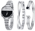 Stylish beautiful Ladies Watch Bracelet 3PCS Charming and elegant holiday gift women's Watch Set with Watchband regulator