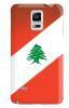 Stylizedd Samsung Galaxy Note 4 Premium Slim Snap case cover Gloss Finish - Flag of Lebanon