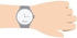 ساعة يد بعقارب وسوار من الجلد مقاومة للماء طراز 8139 - 41 مم - لون بني للرجال