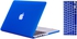 Enthopia Premium Smooth Rubber Finish Hard Shell Case for Macbook Pro Retina 13.3" - Blue - with Keyboard Guard