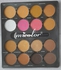Micolor 16 color Face Palette Blusher, Highlights, Concealer & Powder + 1 Free Pack Eyebrow Shapers