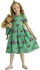 Hayati Girl Dress Green Floral 6-7Y