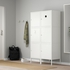 HÄLLAN Storage combination with doors - white 90x47x167 cm