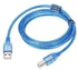 Universal USB Printer Cable - 1.5M - Blue