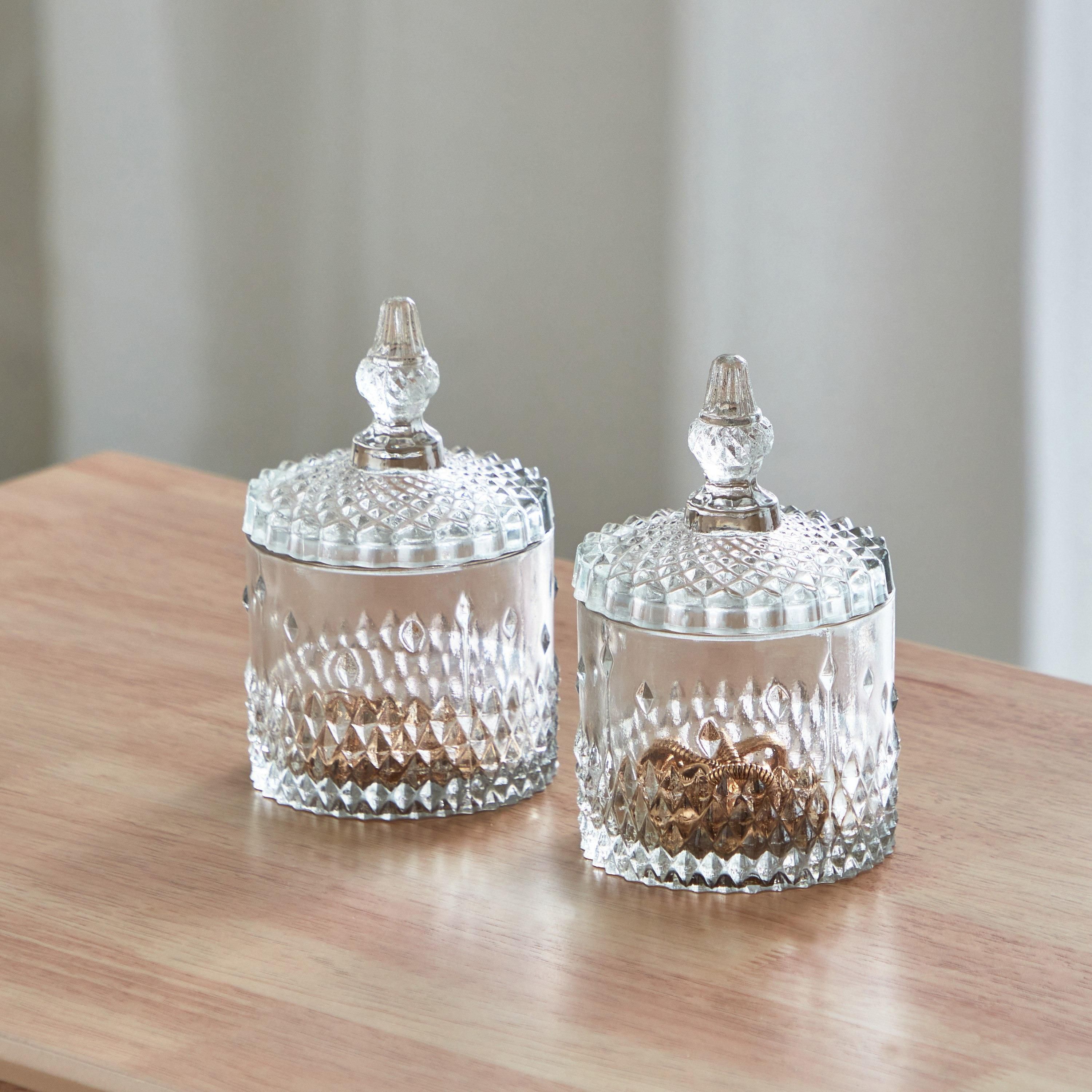 Grace 2-Piece Decorative Jar Set