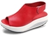 TANG Women Quality PU Flat Sandals - Red