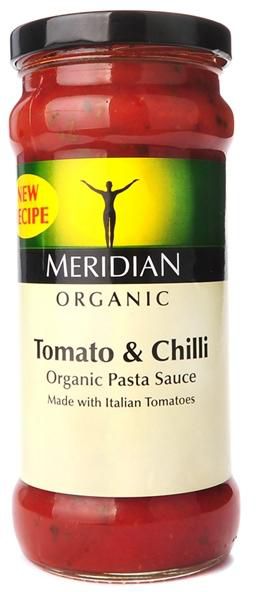 Meridian Organic Tomato & Chili Pasta Sauce - 350 g