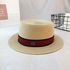 Women's Sun Hat Solid Color Bandage Sweet Outdoor Letter Accessory