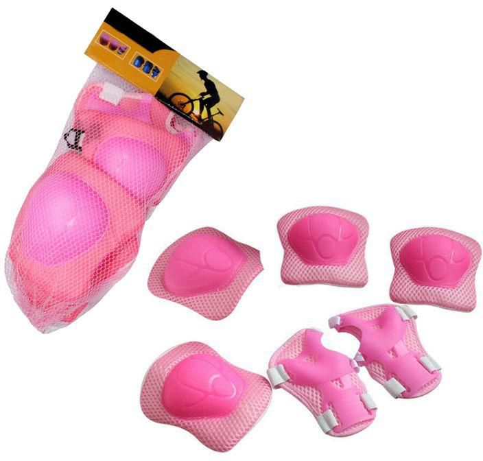 G-50 Kids Protective Gear Set 6PCS For Skating Cycling Scooter, Pink