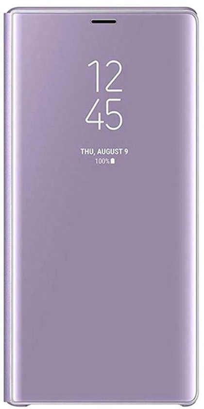 Clear View Standing Case Cover For Samsung Galaxy Note9 Purple