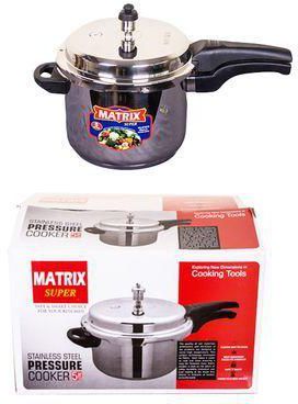 Matrix Super Stainless Steel Pressure Cooker - 5 Litres