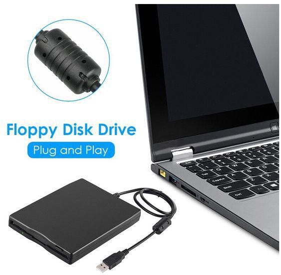 USB Floppy Disk Reader Drive 3.5In for Windows 7 8 2000 XP
