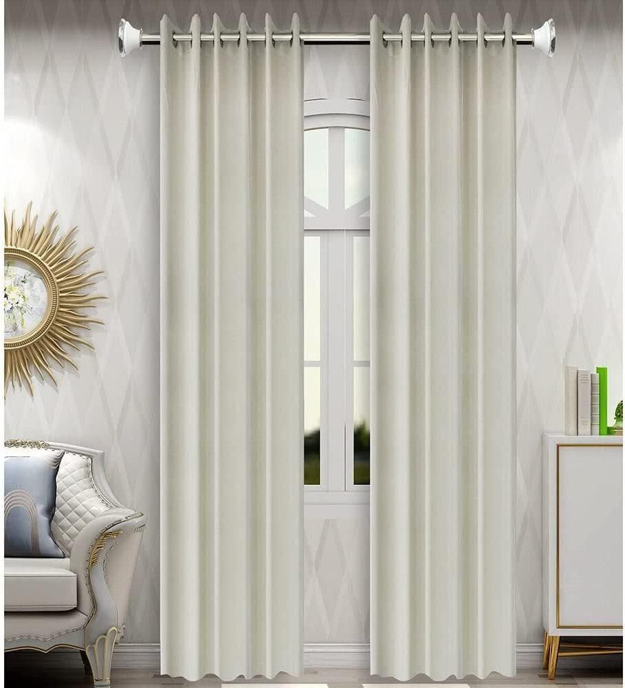 PAN Home Home Furnishings Dextor Out Curtain Pair 135X240 cm- Natural