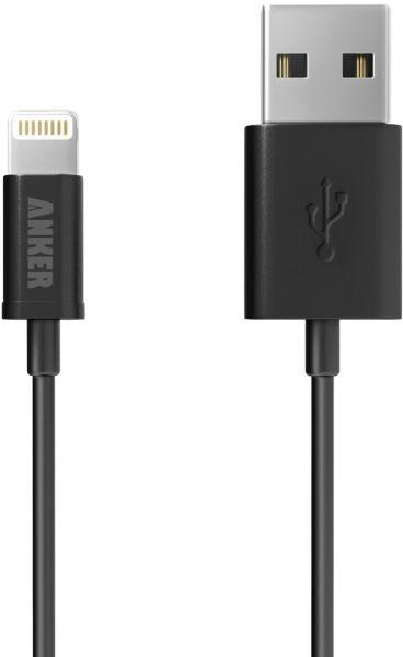 Anker 6ft Premium Extra Long USB to Lightning Cable, Apple MFi Certified - Black, A7122H11
