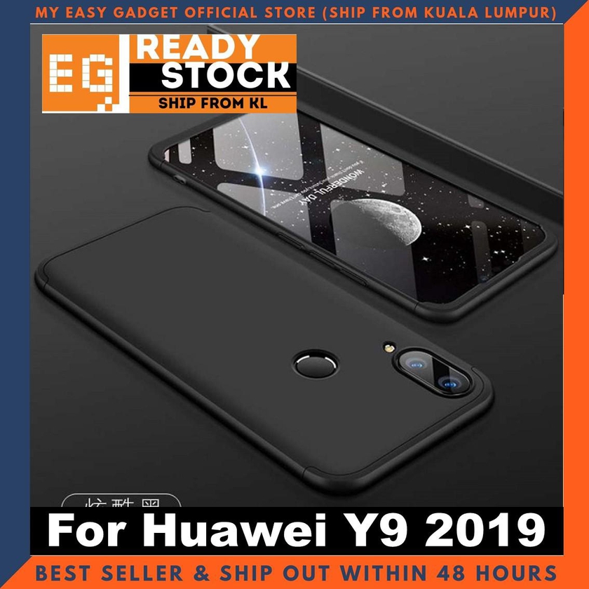 Myeasygadget Huawei Y9 2019 Case + Tempered Glass (4 Colors)