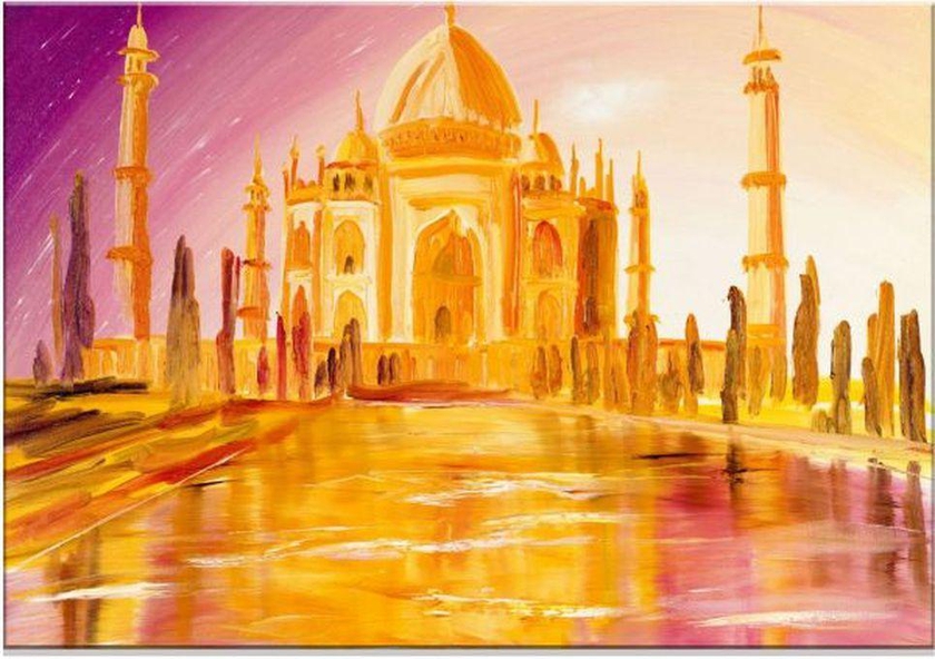 CAIRO A 3D Taj Mahal Printed Tableau - 100x70 Cm