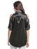 VOG Paris Black Polyester Shirt Neck Shirts For Women