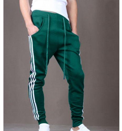 Red Hart Mens Slim Fit Sport Pants Long Trousers Tracksuit Fitness Workout Joggers Gym Sweatpants -green