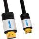 24K Gold Plated HDMI HDTV Cable Support Deep Color For Sony HDR-AS100VR