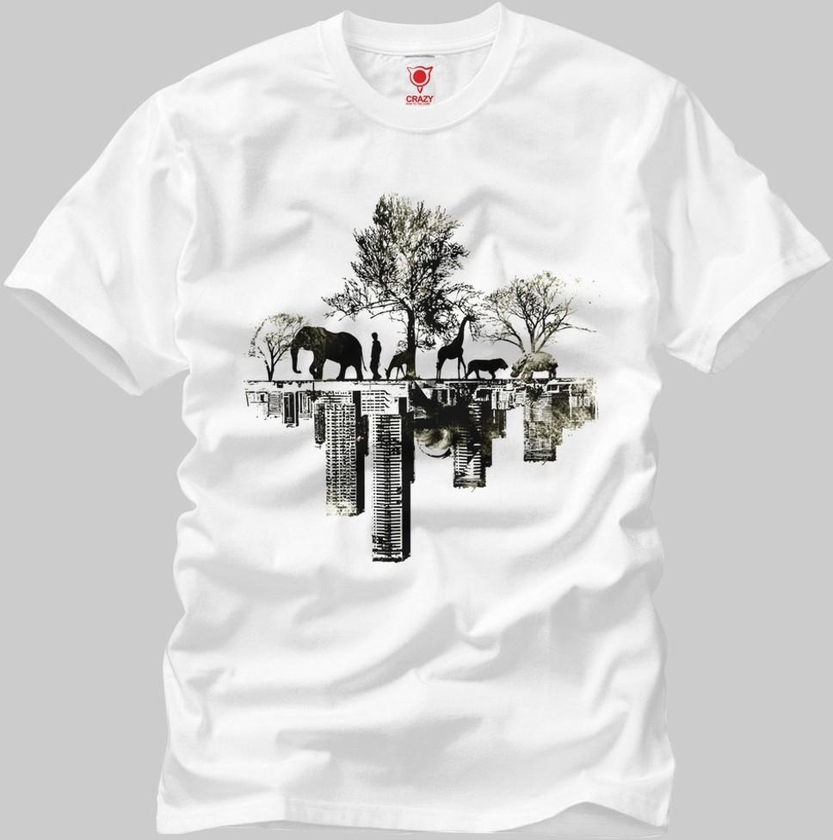 City And Jungle Men T Shirt XS