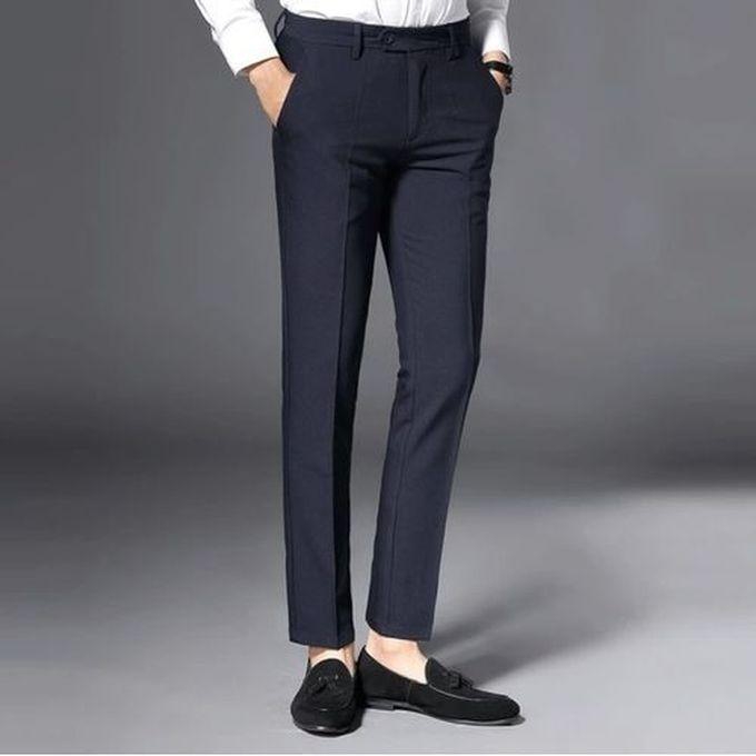 Fashion Trousers For Men-Navy Blue