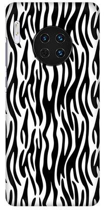 Slim Snap Basic Series Anti-Scratch Customized Mobile Case Cover For Huawei Mate 30 Zebra Stripes