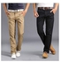 Generic 2 Pack Slim Fit Khakis - Slightly Stretch-beige&black