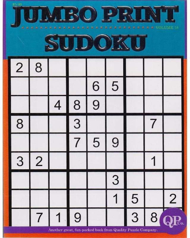 Jumbo Print - Sudoku