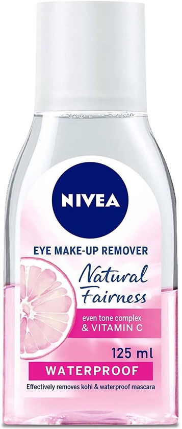 Nivea Natural Fairness Eye Make Up Remover - 125 ml