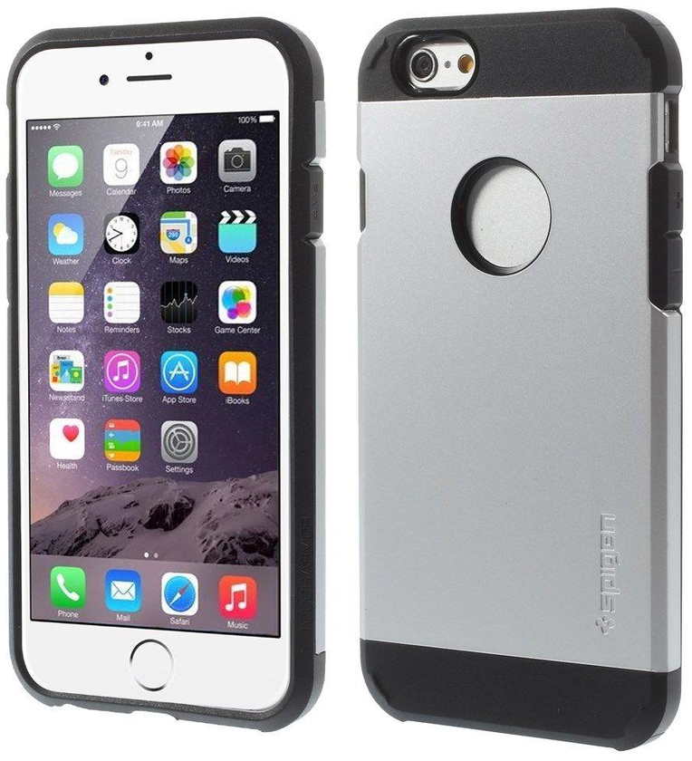 Tough Armor Case & Screen Protector for iPhone 6 4.7 – Black / Silver