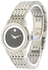 Movado Silver Stainless Black dial Watch for Women 0606645