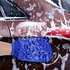 Generic Car Wash Glove, Microfiber Chenille Car Cleaning Cloth, Chenille Car Cleaning Glove-Blue