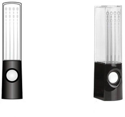 A pair water fountain speakers led dancing water speaker mini USB portable computer sound box