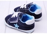 Fashion Baby Boy Canvas Sports Prewalker Crib Shoes Infant Soft Sole Shoes Sneakers NAVY BLUE-UK