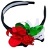 طوق شعر ملون بتصميم علم الامارات العربية المتحدة مع زهور للاطفال والنساء والفتيات للاحتفال باليوم الوطني ويوم العلم وعيد الميلاد (B1)