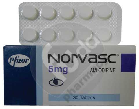Norvasc 5 Mg 30 tablet 3 Strips