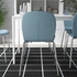 KARLPETTER Chair - Gunnared light blue/Sefast chrome-plated