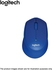 Logitech M331 Silent Plus Wireless Mouse (Blue)