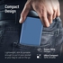 Promate Bolt-10Pro Compact Smart Charging 10000mAh Power Bank - Blue