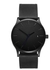 Generic Ge001 Leather Watch - For Men - Black