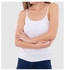 Arafah Sleeves Solid Short Sleep Shirt - White