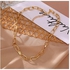 Fashion Chunky Link Chain Necklace, 18K Gold Plated Earring