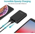 Charmast Smallest 10400 USB C PD Quick Charge Portable Charger, Mini Small 10400 mah Power Delivery QC Power Bank, Compact Phone External Battery Pack Chargers Compatible with IPhone, Samsung, Pixel