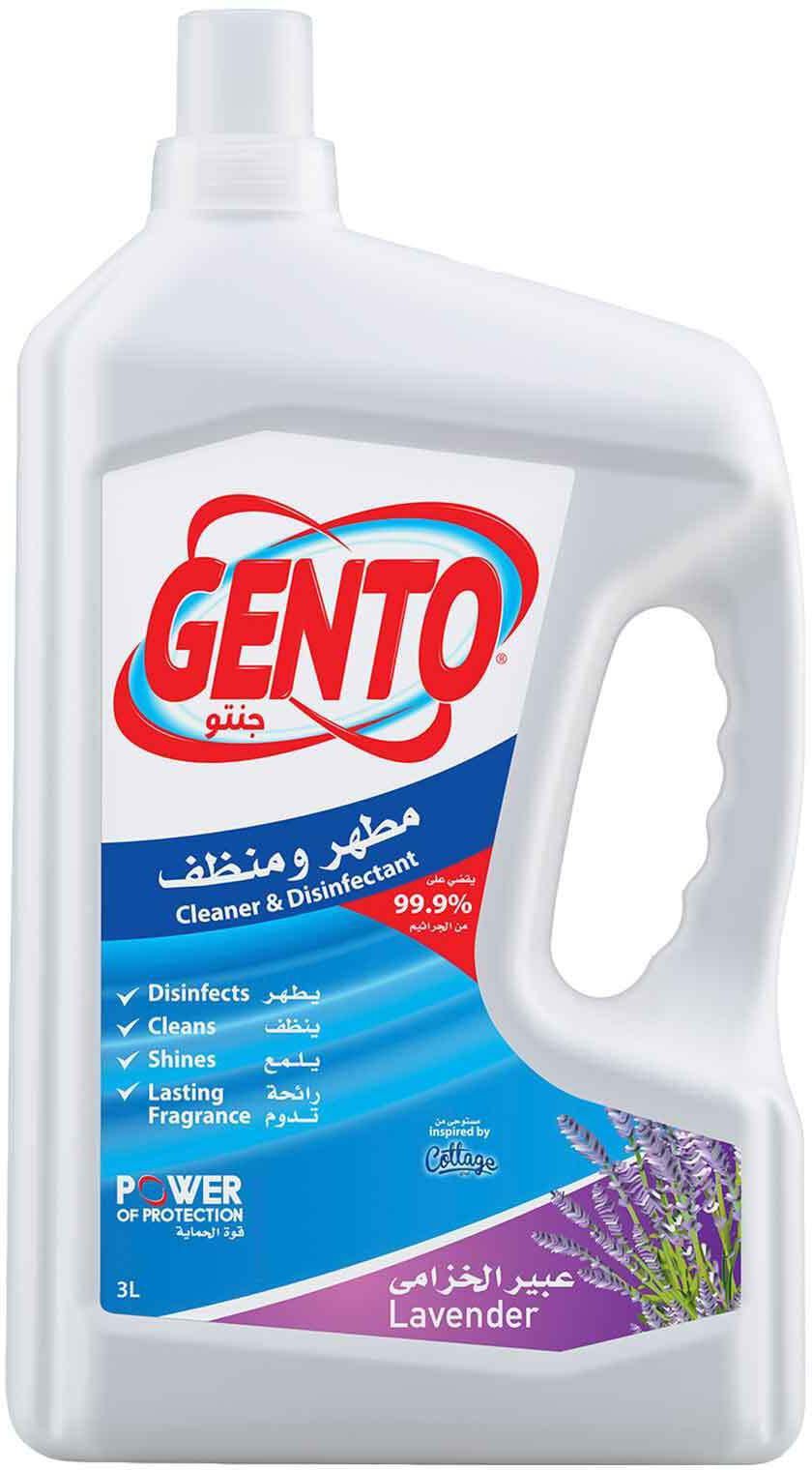Gento cleaner and disinfectant lavender 3 L
